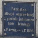 POL Goleszów Kościół Michała Archanioła tabliczka